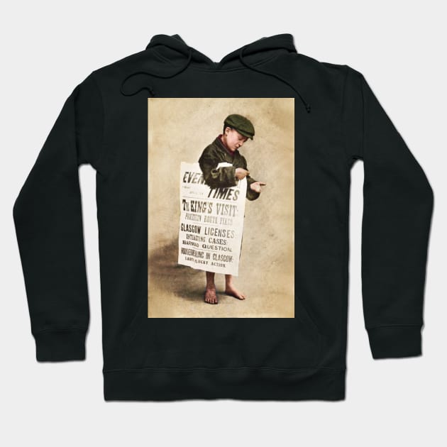 The Glasgow Newsboy Hoodie by AndythephotoDr